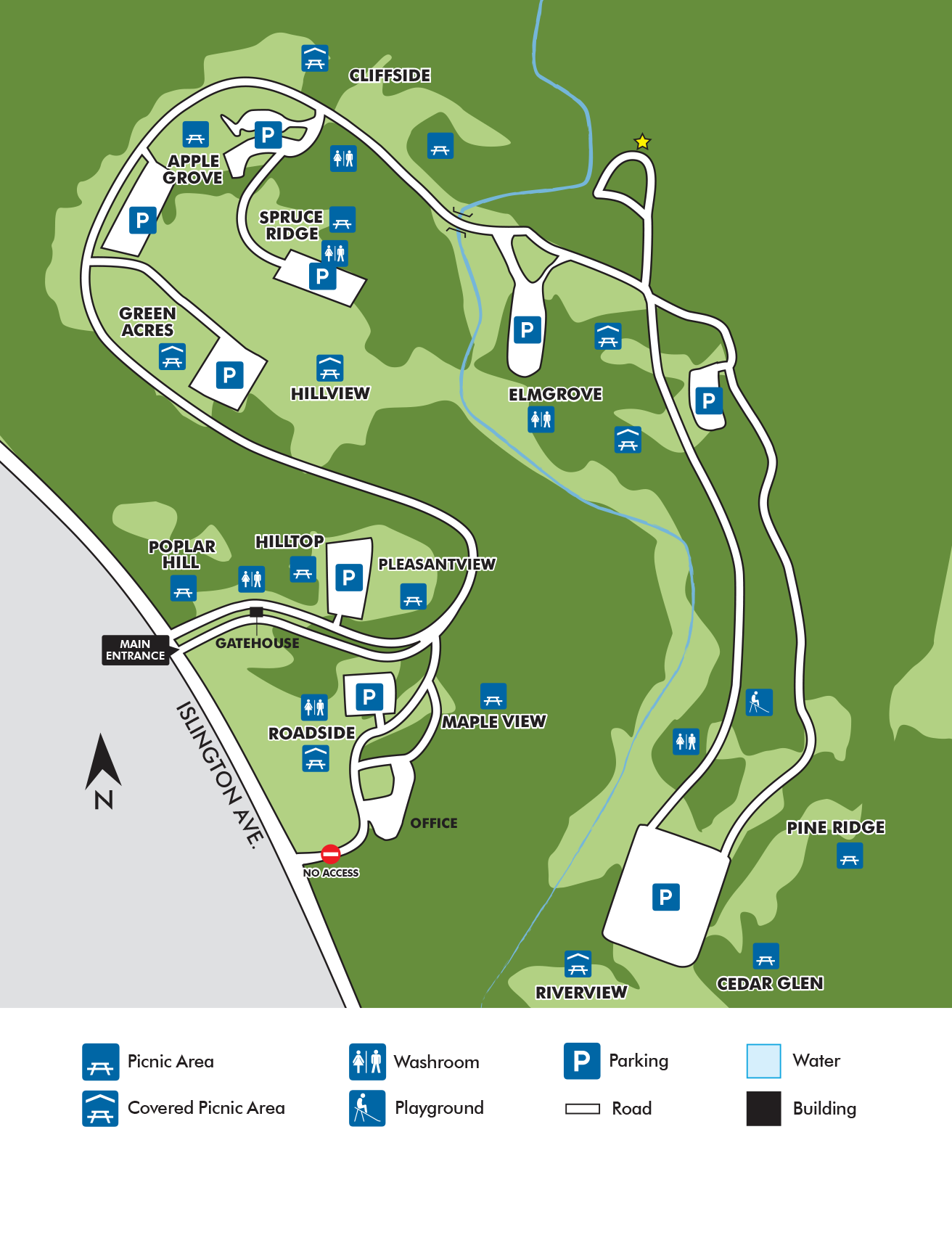 Boyd conservation park wayfinding map