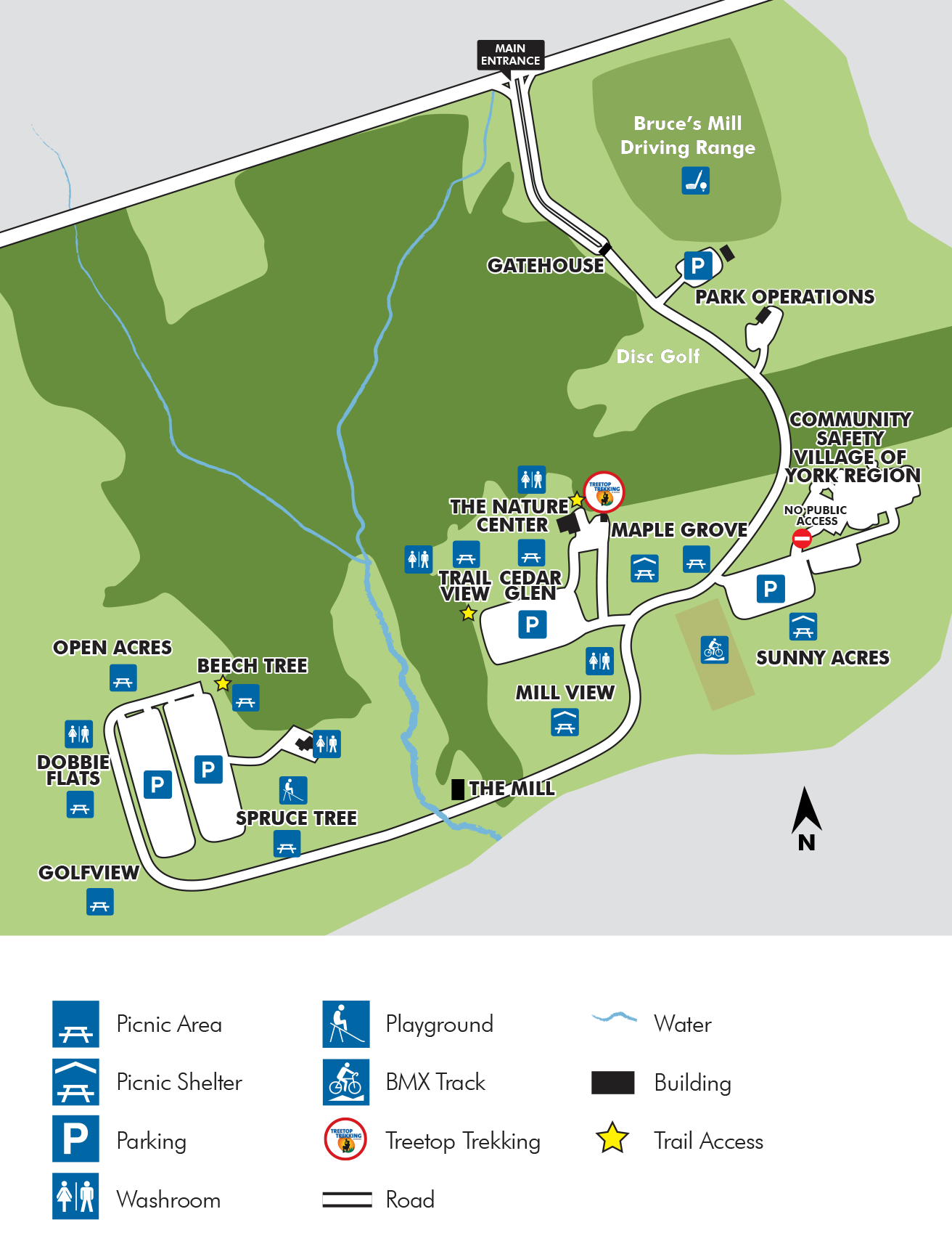 Boyd conservation park wayfinding map